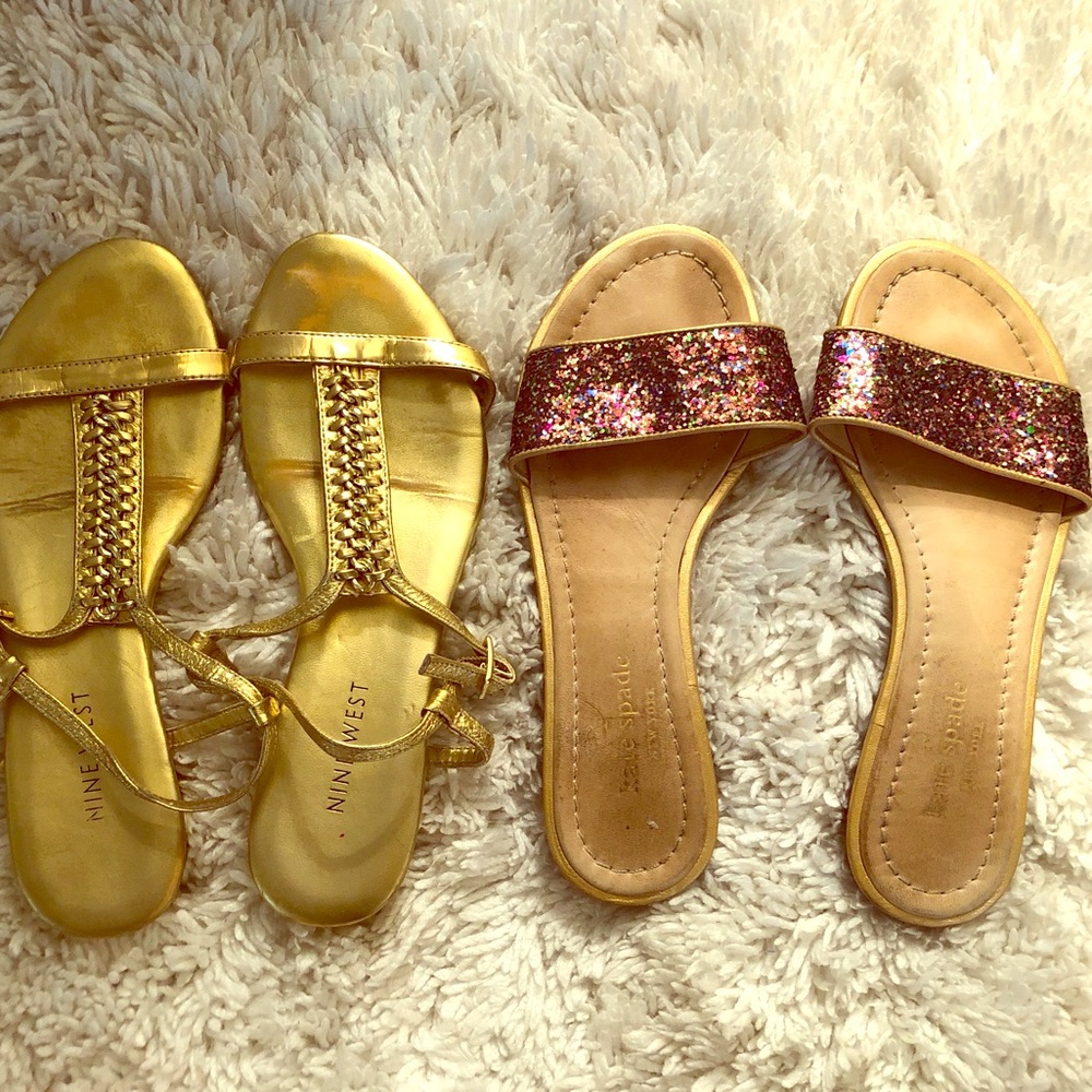 Lot of two size 5 sandals